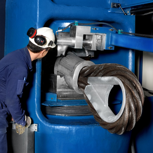 Premium wire rope swager from Talurit®
