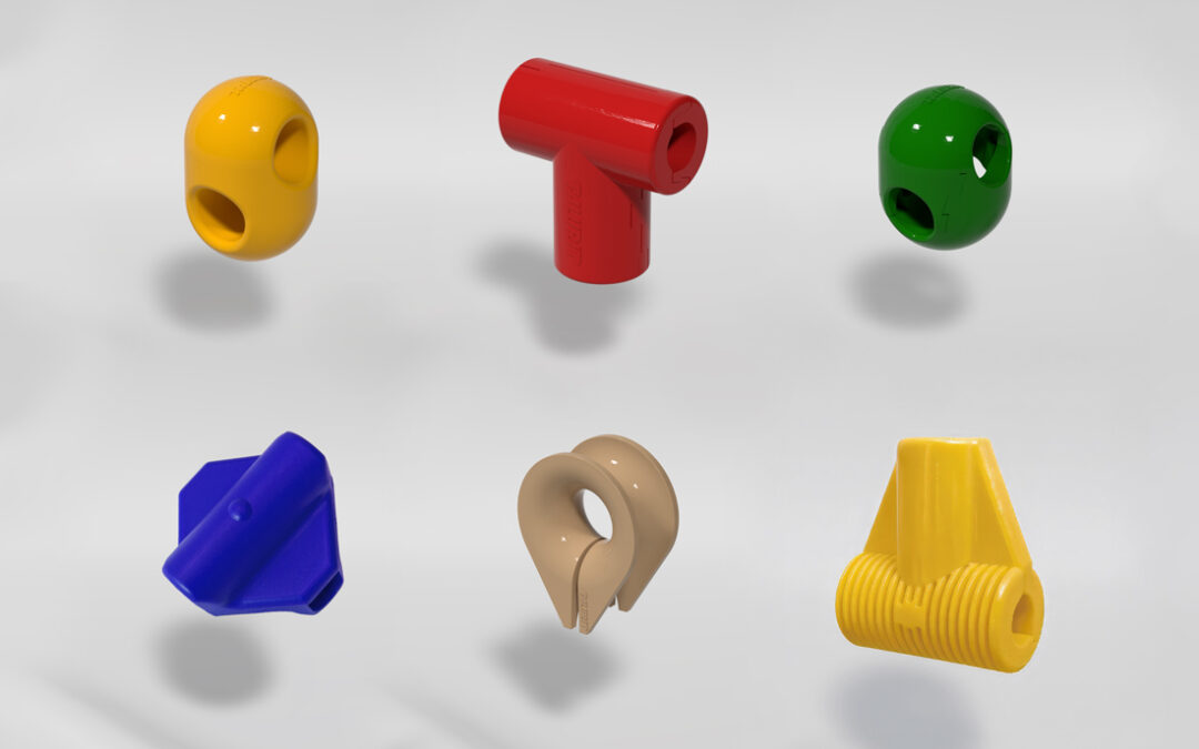 New to the Gerro™ Combi playground system: Premium plastic components