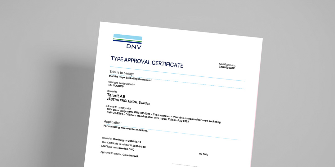 DNV Approval Certificate